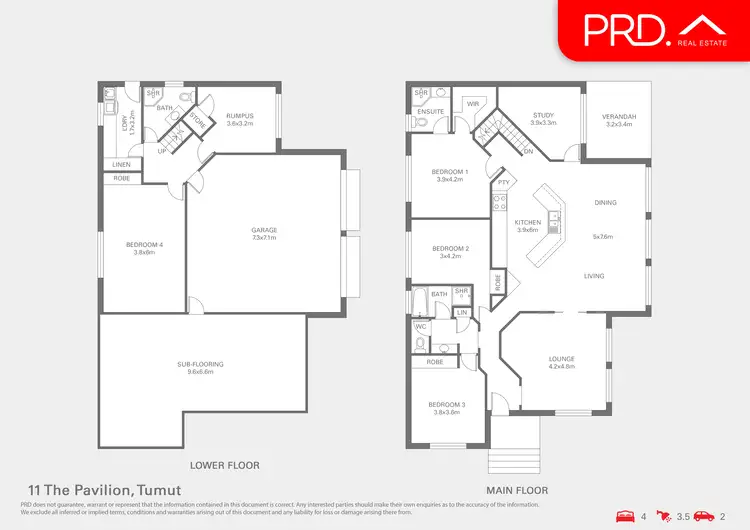 Floorplan of Homely house listing, 11 The Pavilion, Tumut NSW 2720