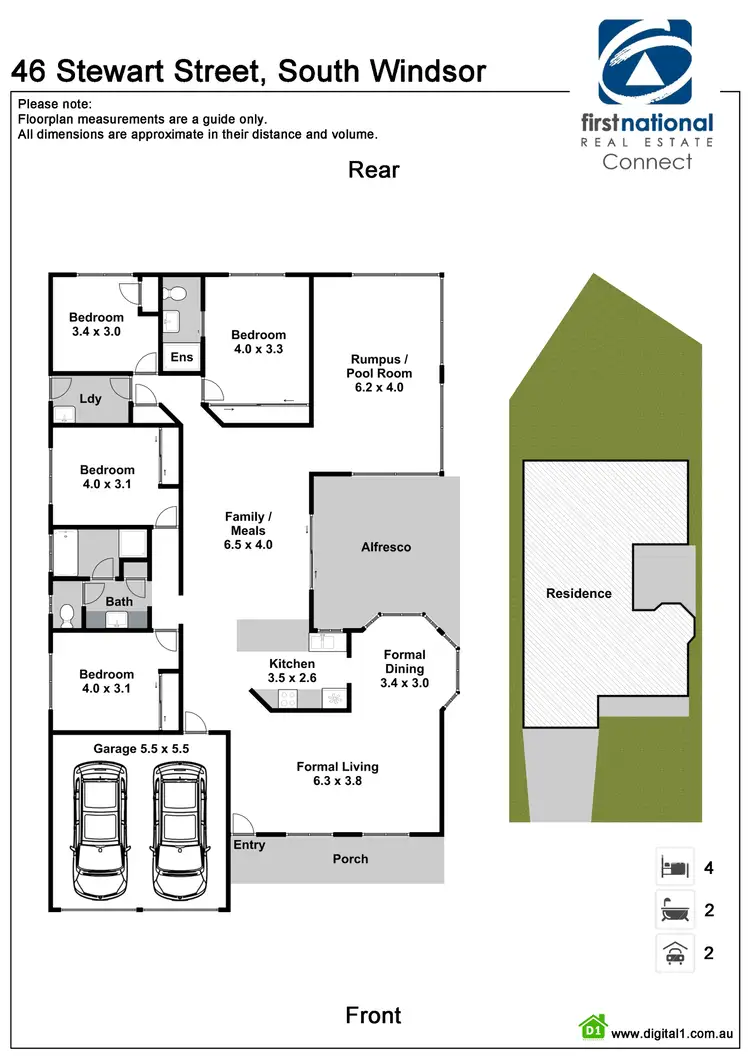 Floorplan of Homely house listing, 46 Stewart Street, South Windsor NSW 2756