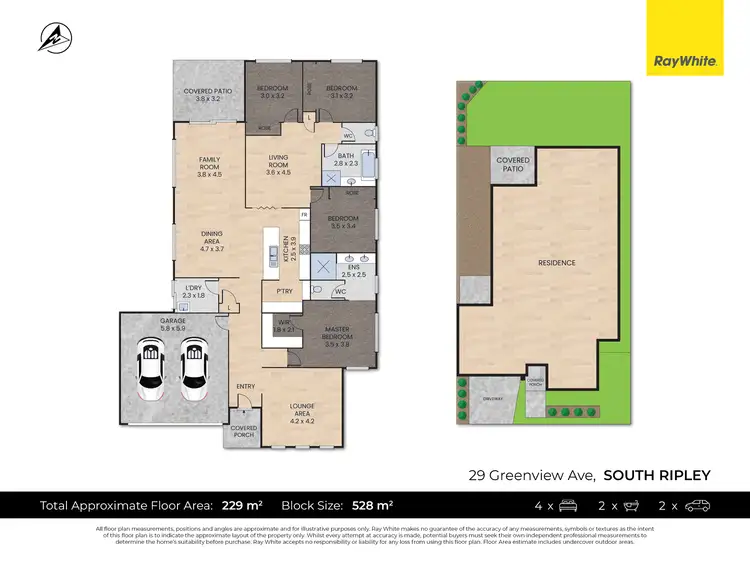Floorplan of Homely house listing, 29 Greenview Avenue, South Ripley QLD 4306