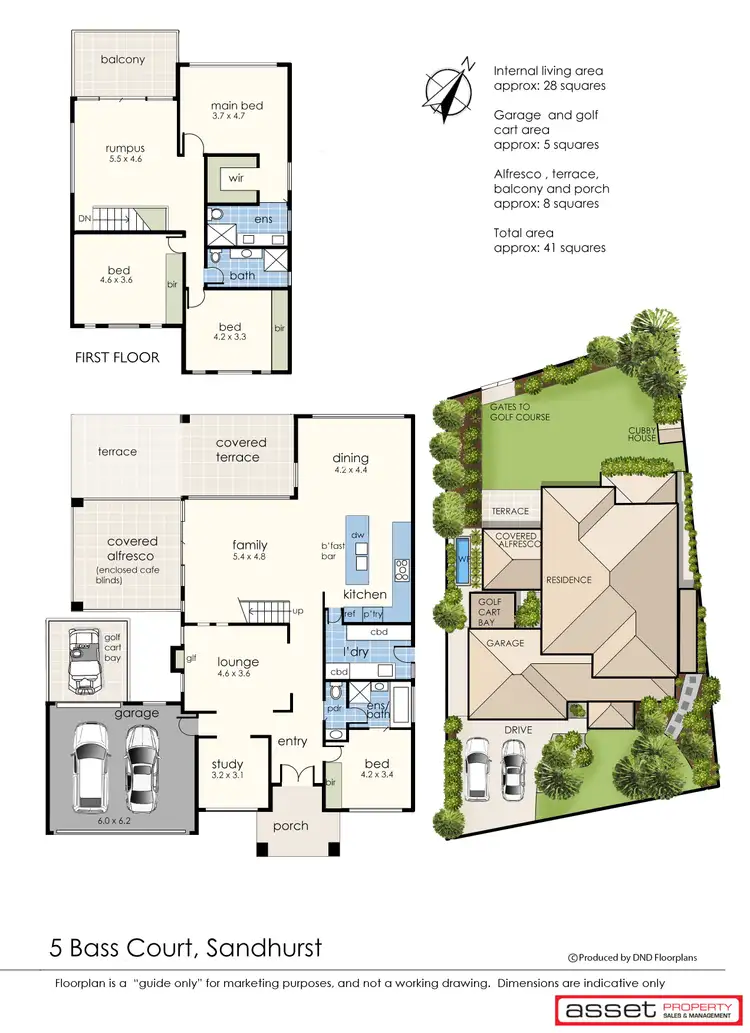 Floorplan of Homely house listing, 5 Bass Court, Sandhurst VIC 3977
