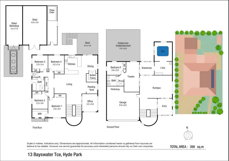 Floorplan of Homely house listing, 13 Bayswater Terrace, Hyde Park QLD 4812