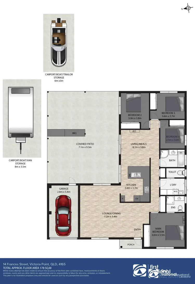 Floorplan of Homely house listing, 14 Frances Street, Victoria Point QLD 4165