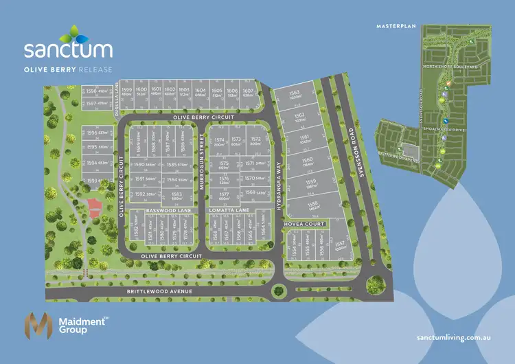 Floorplan of Homely land listing, Lot 1595 Olive Berry Circuit, Mount Low QLD 4818
