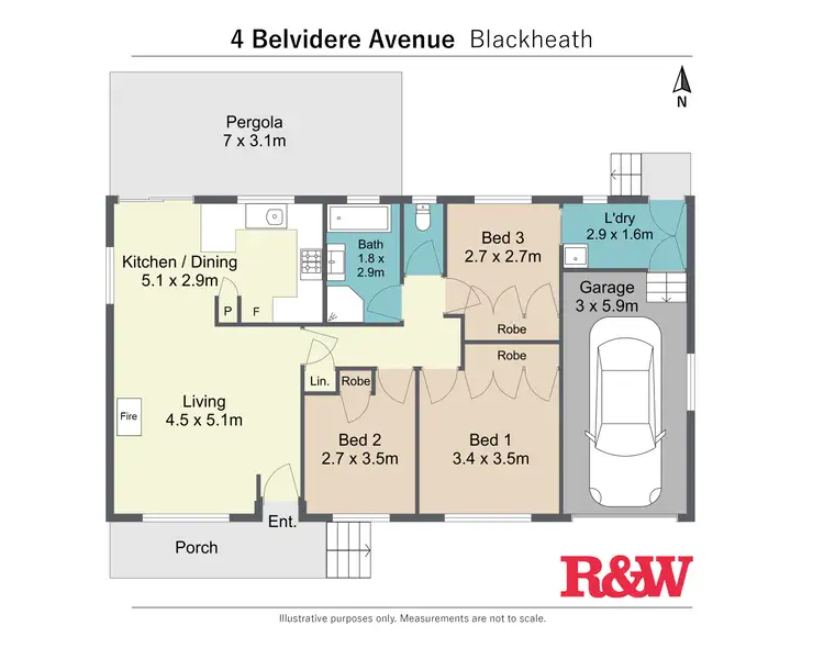 Floorplan of Homely house listing, 4 Belvidere Avenue, Blackheath NSW 2785
