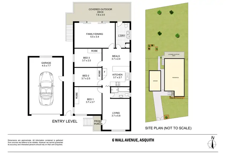 Floorplan of Homely house listing, 6 Wall Avenue, Asquith NSW 2077