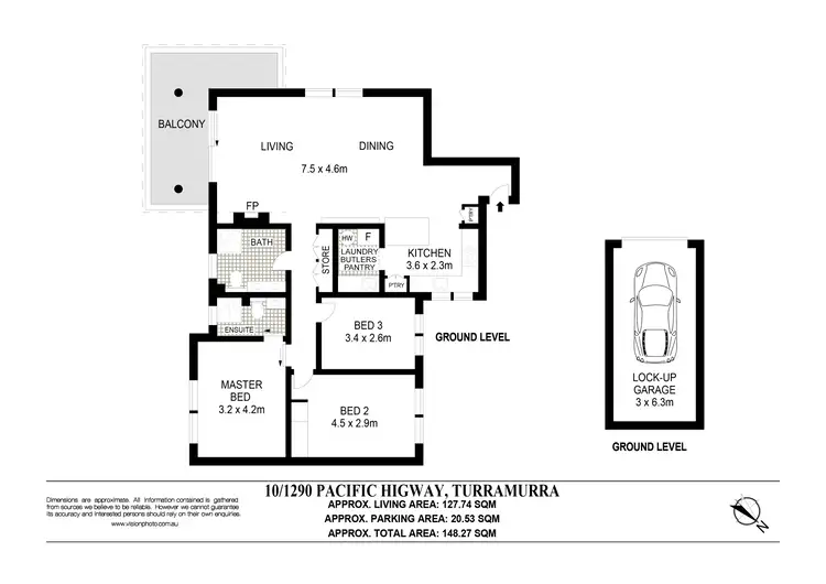Floorplan of Homely apartment listing, 10/1290 Pacific Highway, Turramurra NSW 2074