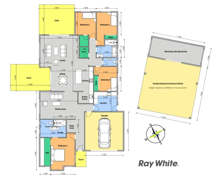 Floorplan of Homely house listing, 6 Elata Court, Taree NSW 2430