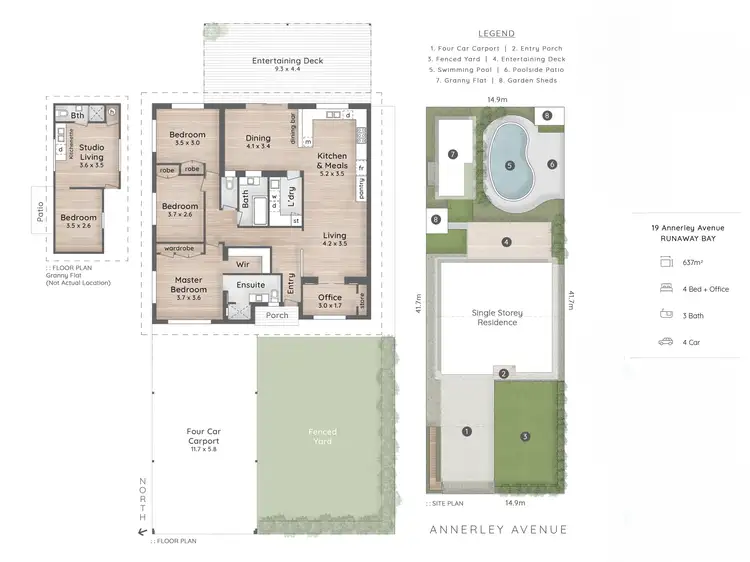Floorplan of Homely house listing, 19 Annerley Avenue, Runaway Bay QLD 4216