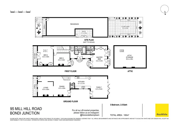 Floorplan of Homely house listing, 95 Mill Hill Road, Bondi Junction NSW 2022