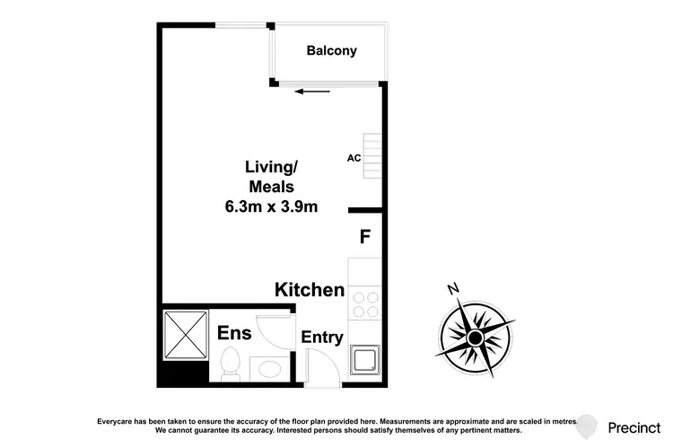 Floorplan of Homely apartment listing, 771/488 Swanston St, Carlton VIC 3053