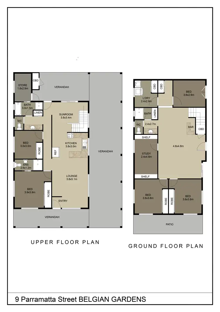 Floorplan of Homely house listing, 9 Parramatta Street, Belgian Gardens QLD 4810