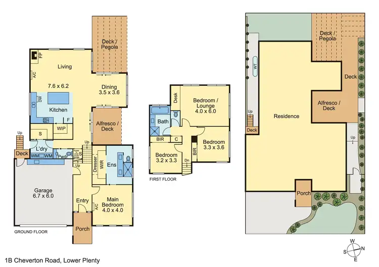 Floorplan of Homely house listing, 1B Cheverton Road, Lower Plenty VIC 3093