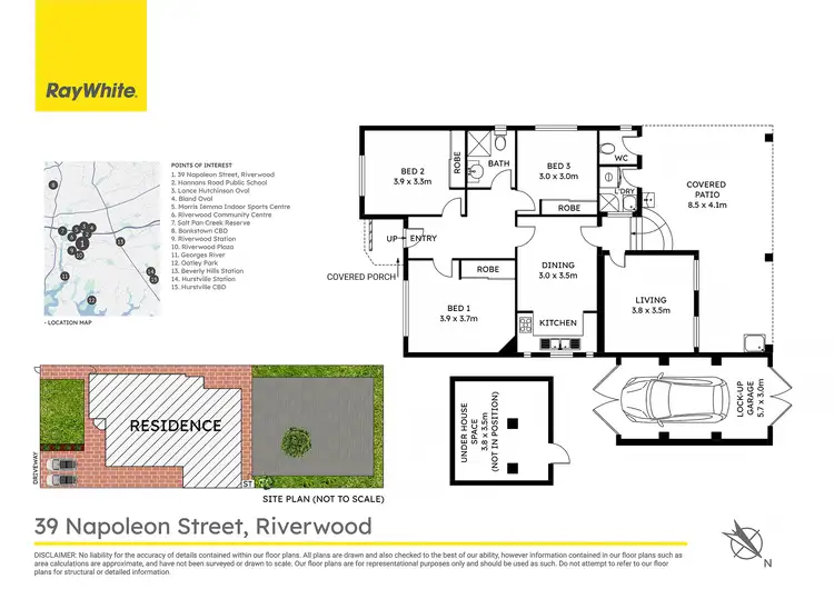 Floorplan of Homely house listing, 39 Napoleon Street, Riverwood NSW 2210