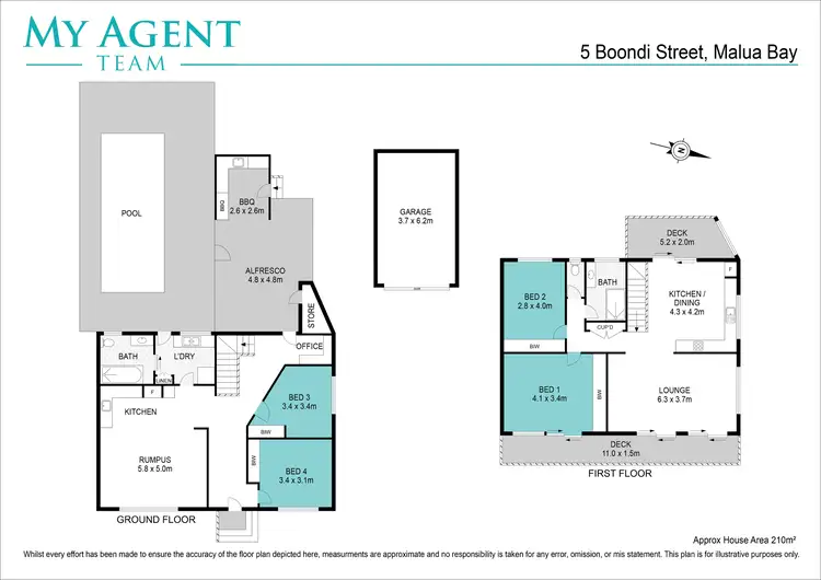 Floorplan of Homely house listing, 5 Boondi Street, Malua Bay NSW 2536
