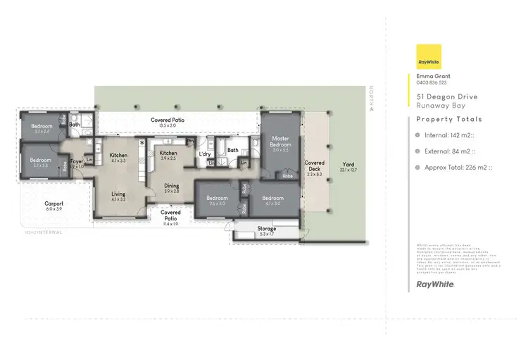 Floorplan of Homely house listing, 51 Deagon Drive, Runaway Bay QLD 4216