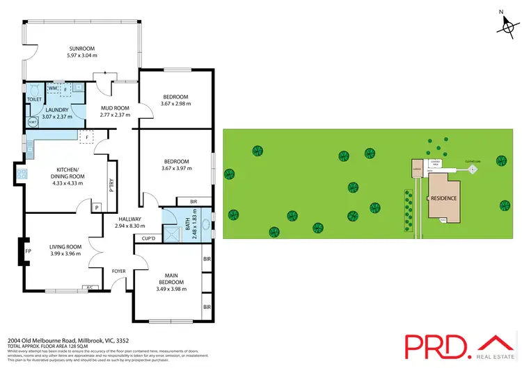Floorplan of Homely house listing, 2004 Old Melbourne Road, Millbrook VIC 3352