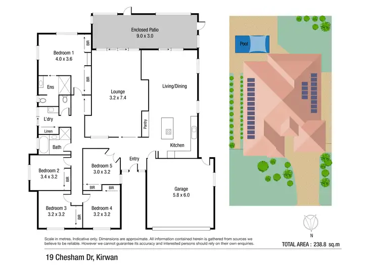 Floorplan of Homely house listing, 19 Chesham Drive, Kirwan QLD 4817