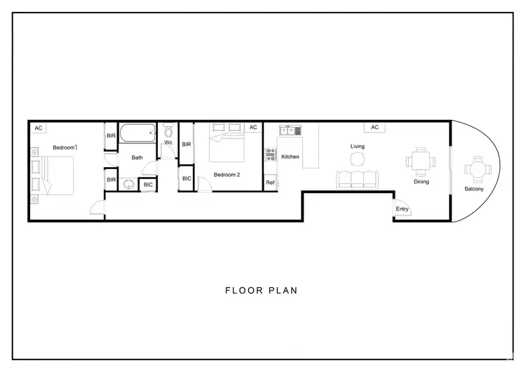 Floorplan of Homely unit listing, 6/29 Quinn Street, Rosslea QLD 4812