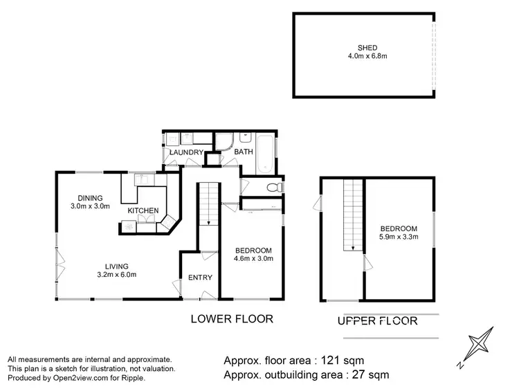 Floorplan of Homely house listing, 28 Bridge Street, Richmond TAS 7025