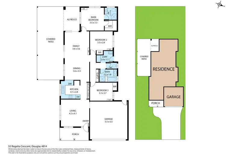 Floorplan of Homely house listing, 55 Regatta Crescent, Douglas QLD 4814