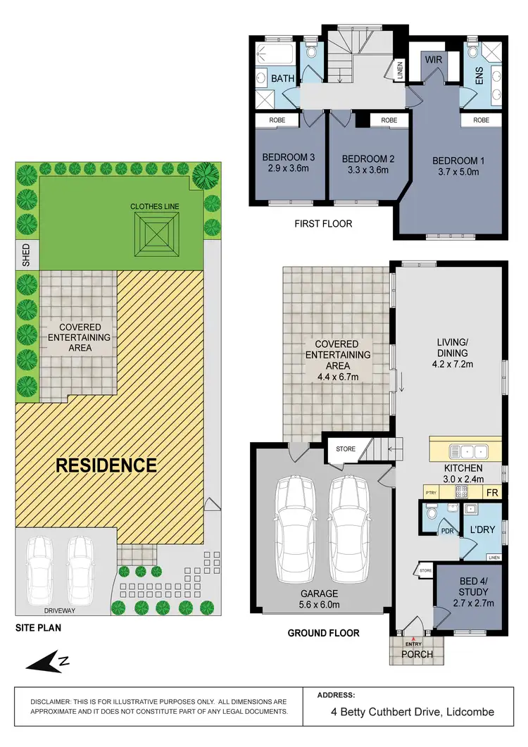 Floorplan of Homely house listing, 4 Betty Cuthbert Drive, Lidcombe NSW 2141
