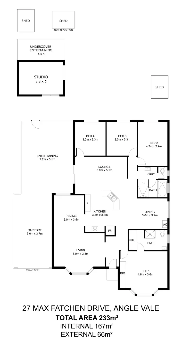 Floorplan of Homely house listing, 27 Max Fatchen Drive, Angle Vale SA 5117