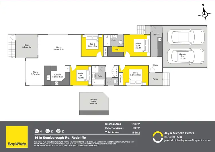Floorplan of Homely house listing, 161A Scarborough Road, Redcliffe QLD 4020