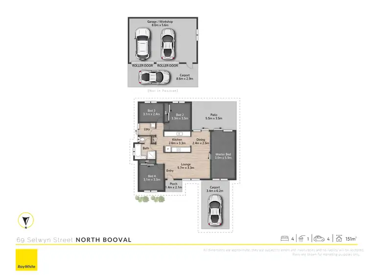 Floorplan of Homely house listing, 69 Selwyn Street, North Booval QLD 4304