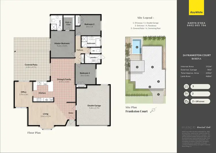 Floorplan of Homely house listing, 26 Frankston Court, Robina QLD 4226