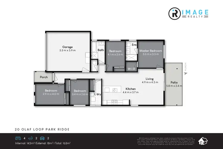 Floorplan of Homely house listing, 20 Olaf Loop, Park Ridge QLD 4125