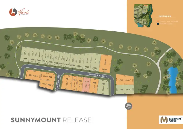 Floorplan of Homely land listing, Lot 2008 Sunnymount Circuit, Bohle Plains QLD 4817