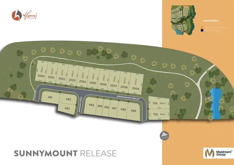 Floorplan of Homely land listing, Lot 2008 Sunnymount Circuit, Bohle Plains QLD 4817