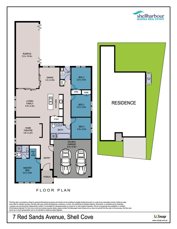 Floorplan of Homely house listing, 7 Red Sands Avenue, Shell Cove NSW 2529