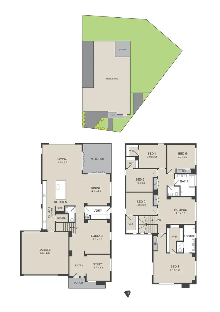 Floorplan of Homely house listing, 40 Hardwood Grove, Donnybrook VIC 3064