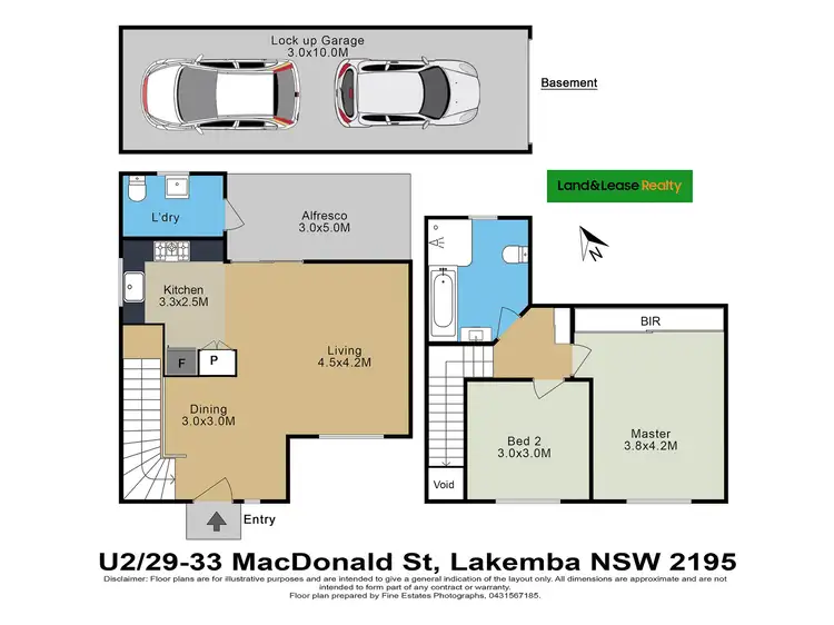 Floorplan of Homely townhouse listing, 2/29-33 Macdonald Street, Lakemba NSW 2195