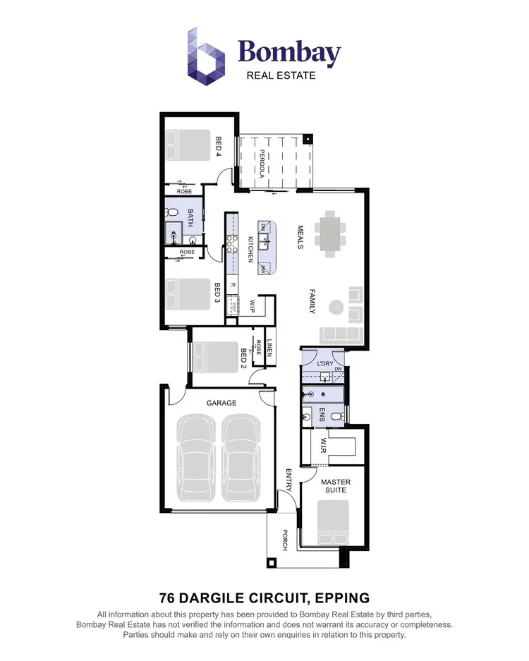 Floorplan of Homely house listing, 76 Dargile Circuit, Epping VIC 3076