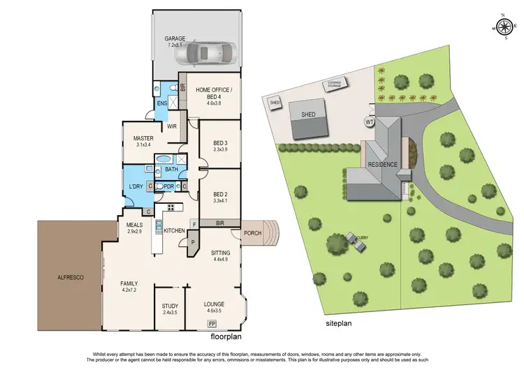 Floorplan of Homely house listing, 5 Legerwood Road, Narre Warren North VIC 3804