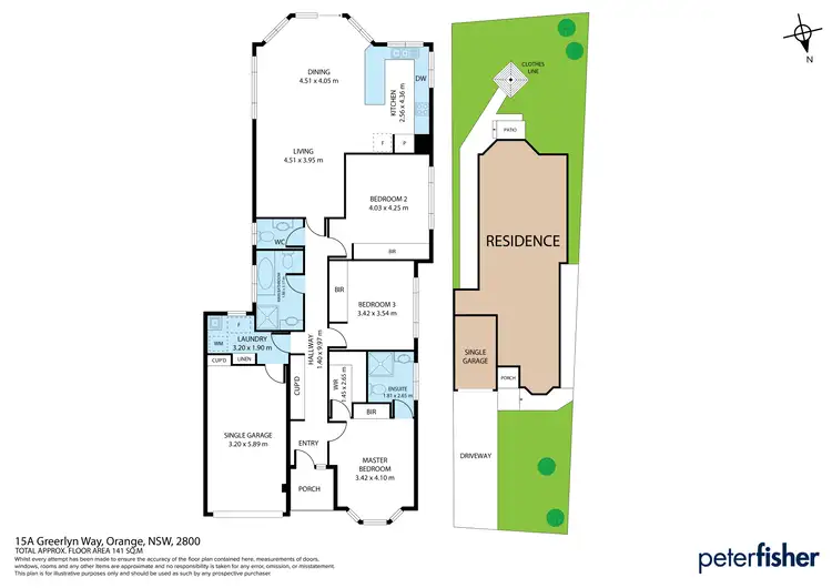 Floorplan of Homely house listing, 15A Greerlyn Way, Orange NSW 2800