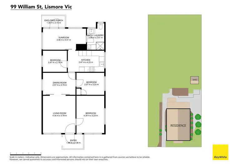 Floorplan of Homely house listing, 99 William Street, Lismore VIC 3324