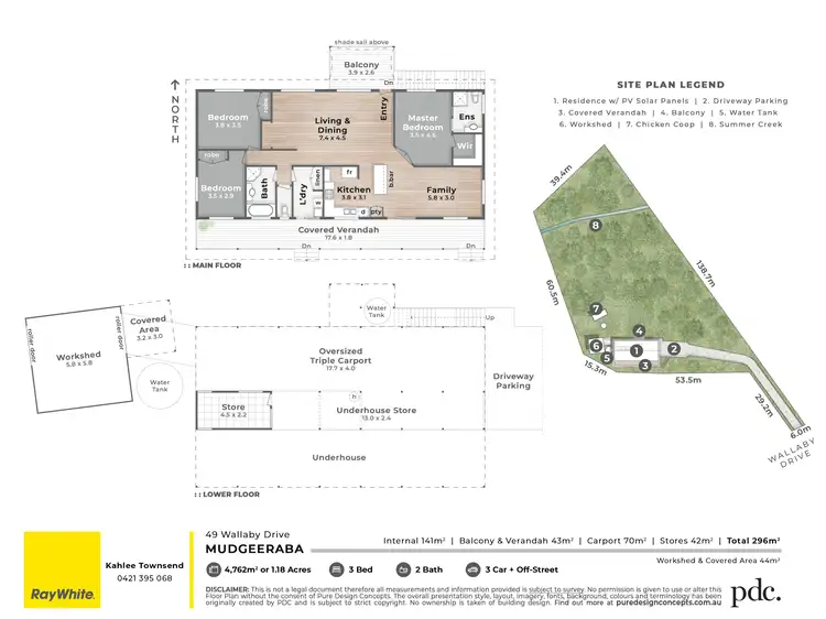 Floorplan of Homely house listing, 49 Wallaby Drive, Mudgeeraba QLD 4213