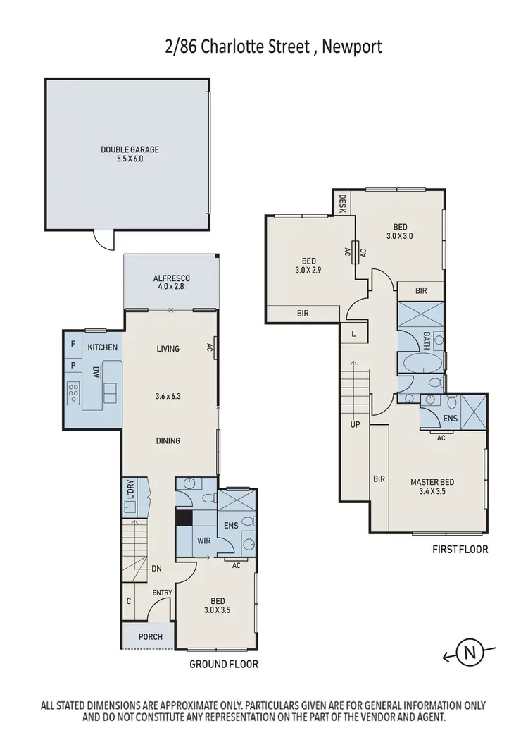 Floorplan of Homely house listing, 2/86 Charlotte Street, Newport VIC 3015