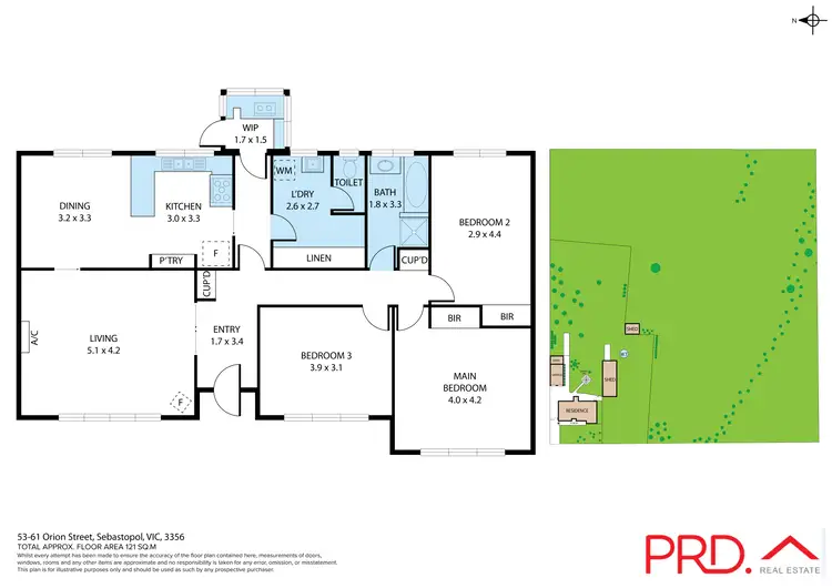 Floorplan of Homely house listing, 53-61 Orion Street, Sebastopol VIC 3356