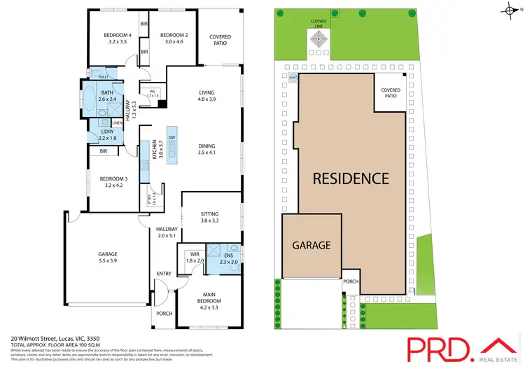 Floorplan of Homely house listing, 20 Wilmott Street, Lucas VIC 3350
