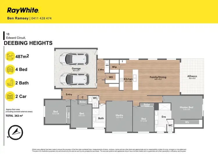 Floorplan of Homely house listing, 18 Edward Circuit, Deebing Heights QLD 4306