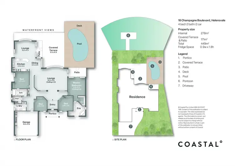 Floorplan of Homely house listing, 18 Champagne Boulevard, Helensvale QLD 4212
