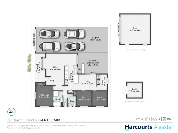 Floorplan of Homely house listing, 26 Dracon Street, Regents Park QLD 4118