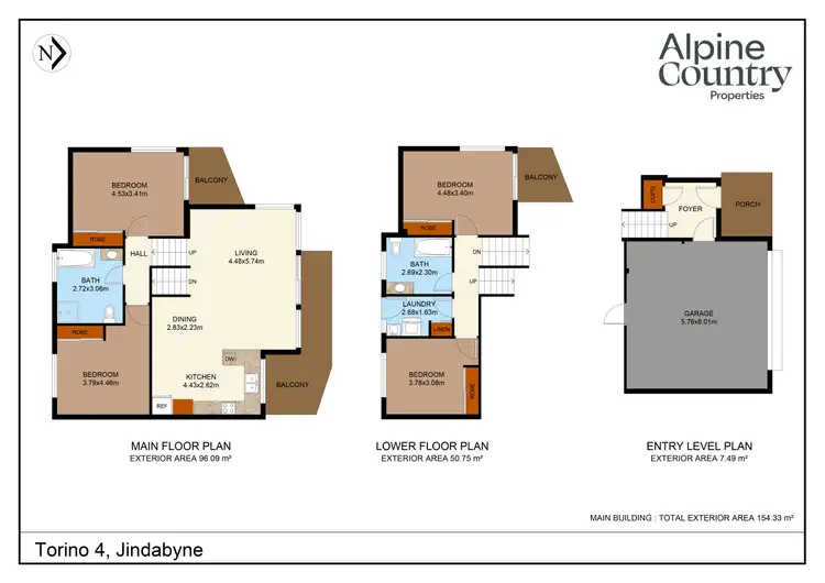 Floorplan of Homely townhouse listing, 4/14 Nettin Circuit, Jindabyne NSW 2627