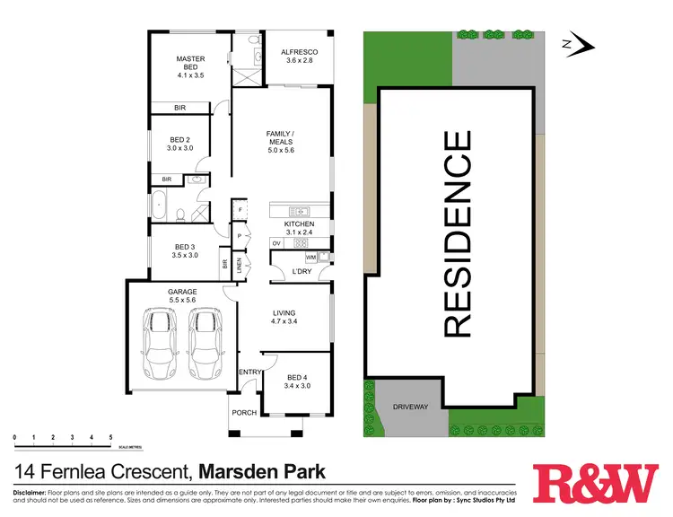 Floorplan of Homely house listing, 14 Fernlea Crescent, Marsden Park NSW 2765