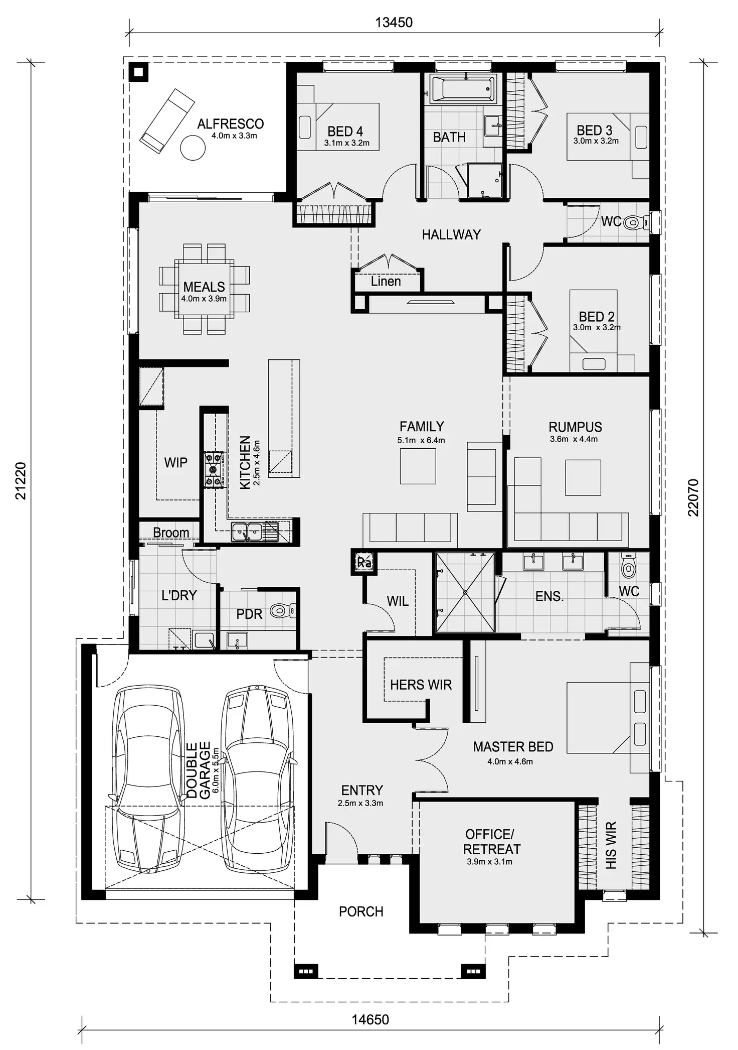 Floorplan of Homely house listing, Lot 1568 Alamora Estate, Tarneit VIC 3029