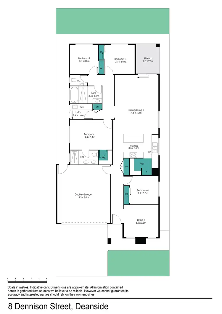 Floorplan of Homely house listing, 8 Dennison Street, Deanside VIC 3336